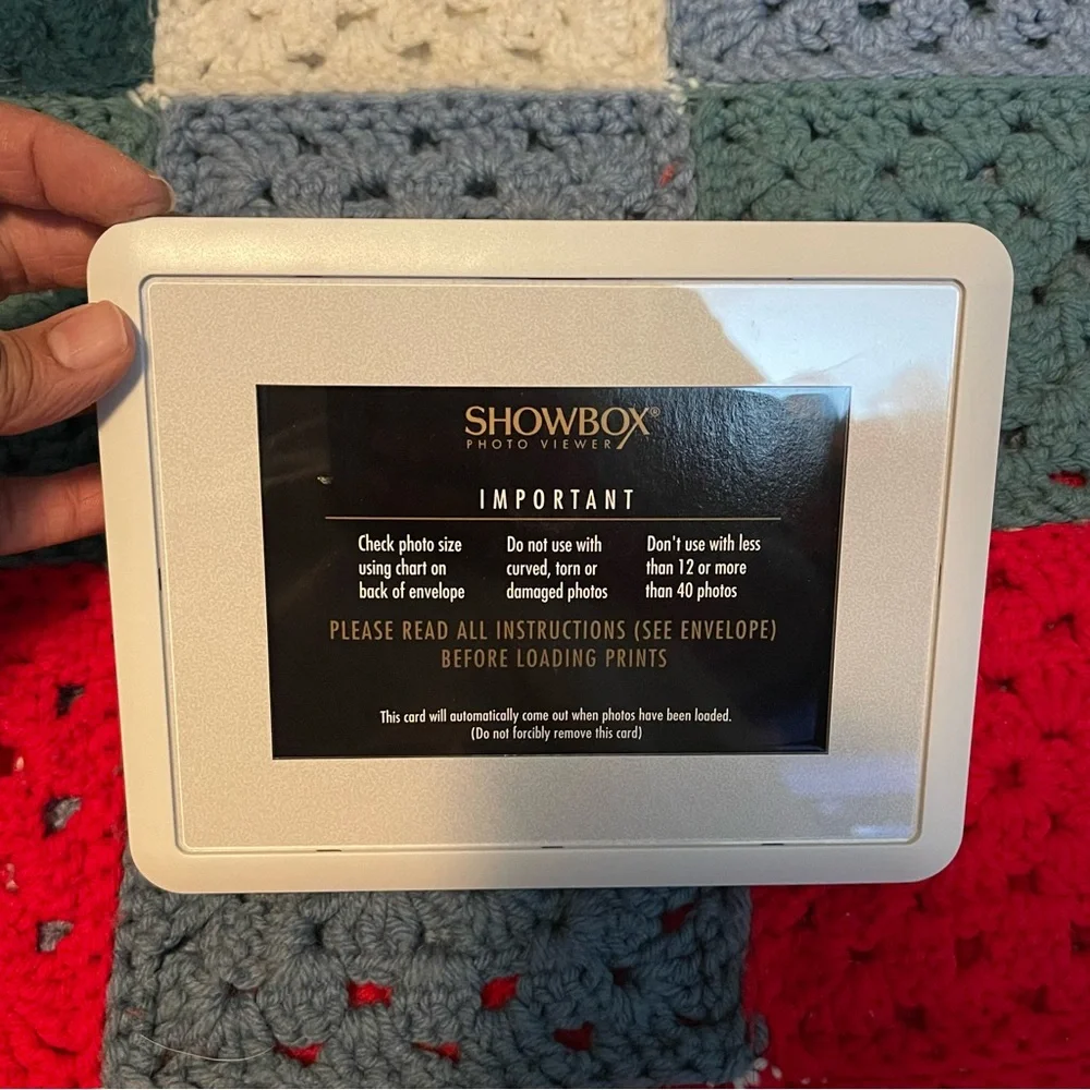 📸 Vintage 1994 Holson Showbox Photo View 3-in-1 Frame & Storage (NWOT)